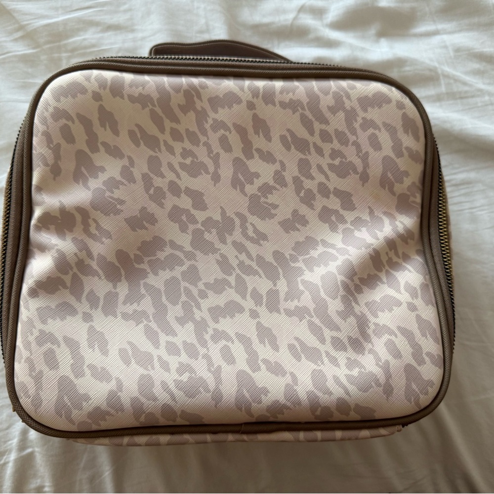 Stylish Cream and Brown Women's Bag